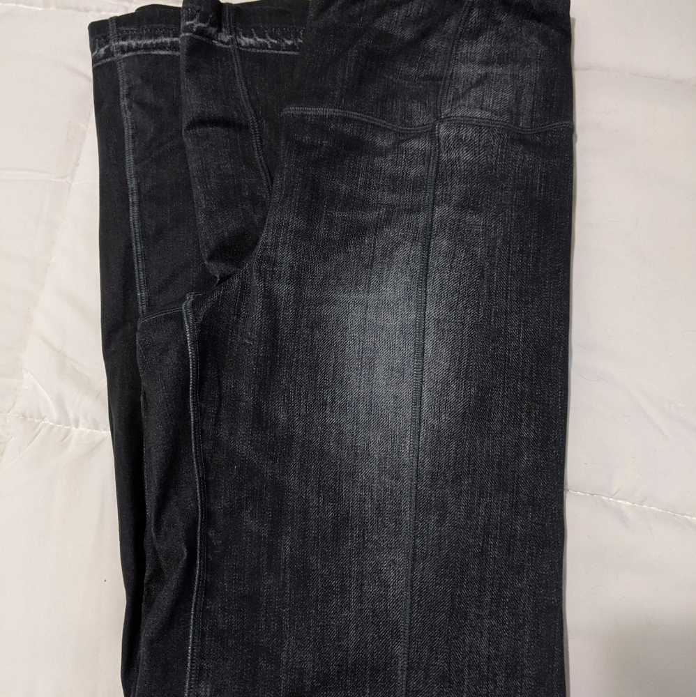 Lucy active wear wide leg Jean leggings